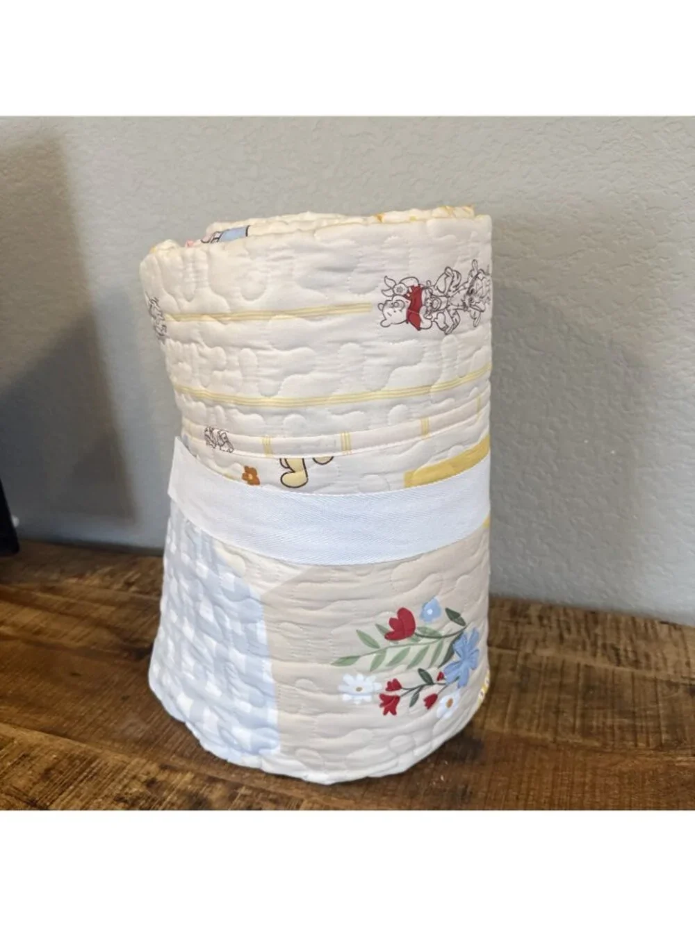BIG Kids Disney Winnie The Pooh 3 Piece Reversible Quilt Set Full/Queen NWT